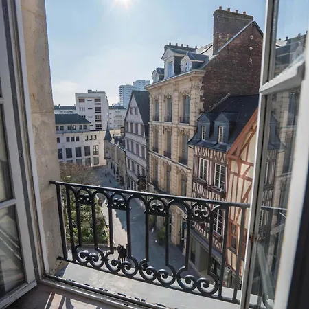 Charming City Center Flat Rouen Exterior photo